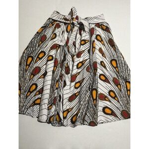 Step In Style Mid length Skirt w/ Unique Pattern, Women's Large #918